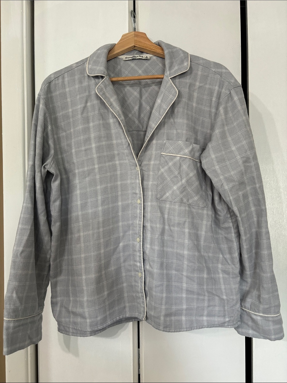 Abercrombie & Fitch flannel sleepwear pajama top